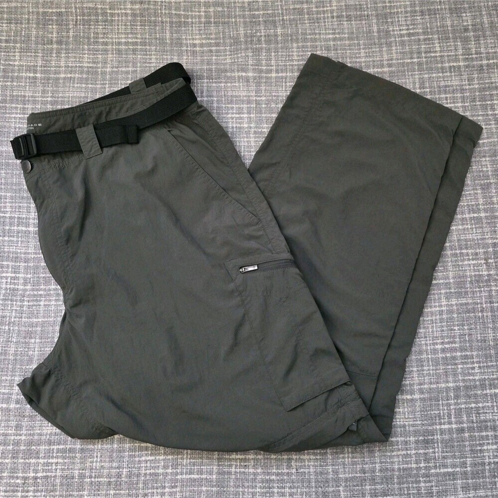 Columbia Silver Ridge Omni-Shade Convertible Pants 38x30 Gray (Short Ins 9.5")